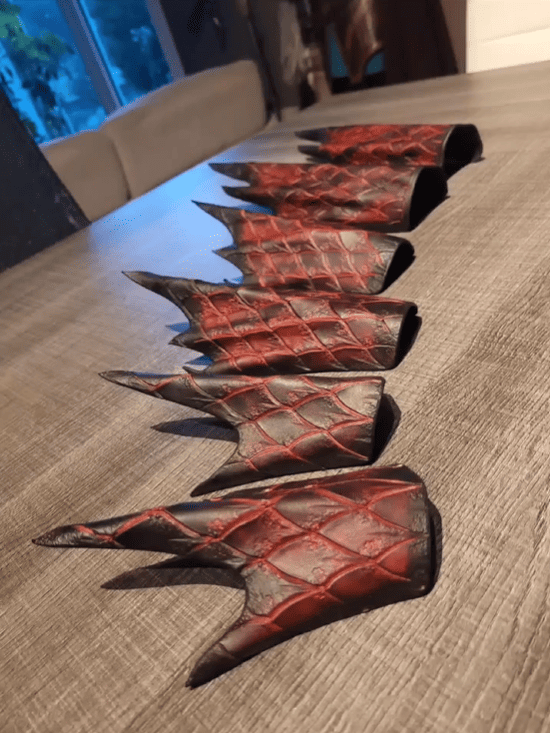 Pièce d’armure cuir